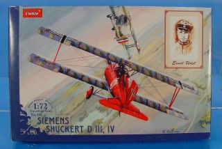 1/72 Scale Toko 116 German Wwi Siemens Shuckert D.  Iii,  D.  Iv Model Airplane Kit B