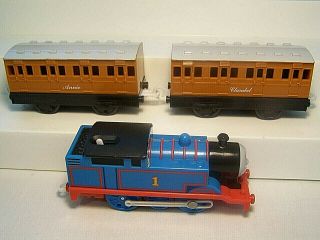 Trackmaster - - Annie & Clarabel With Motorized Thomas The Train