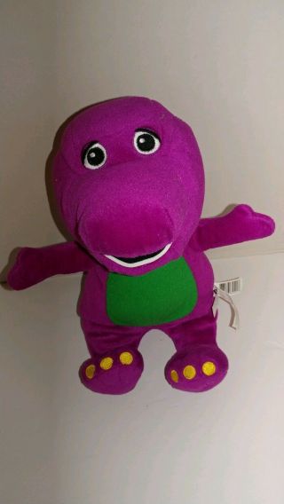 Barney Purple Dinosaur 12 " Plush Stuffed Toy 2008 Lyons Jakks Pacific