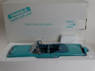 Danbury 1958 Chevy Impala Convertible 1:24 Scale Diecast Metal Model Car