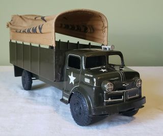 Marx Lumar Toys Dodge Cab U.  S.  Army Troop Truck 50 