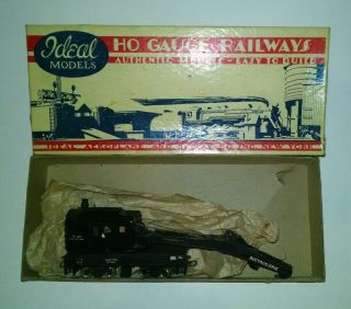 Ideal Mw - 1 Ho Bucyrus - Erie 150 Ton Wrecking Crane Kit Cardstock Metal Wood 40s