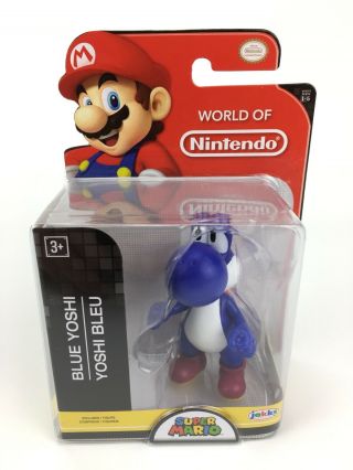 World Of Nintendo Blue Yoshi Series Collector Mini Figure 1 - 5 Nib