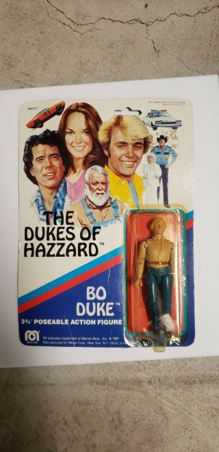 Vintage 1981 Mego The Dukes Of Hazzard Luke Duke 3 3/4 " Poseable Figure