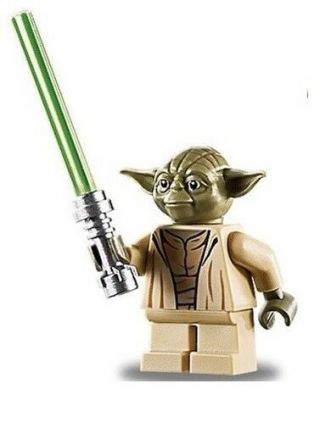 Lego Star Wars Yoda Minifig From Lego Set 75233