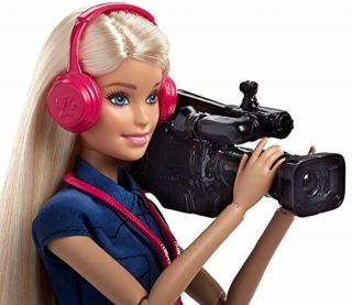FJB22 Barbie Careers TV News Team Dolls,  2 Pack 2