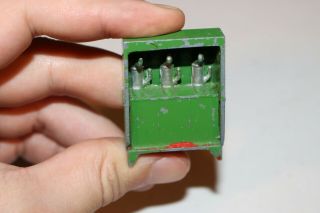 Vintage Small Die Cast Metal Triple Lubester Grease Oil Gas Station Toy - M26
