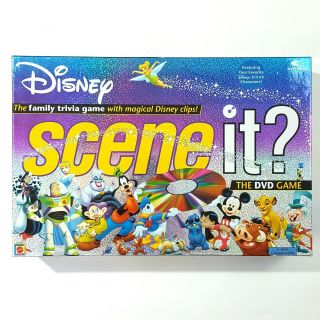 Disney Scene It? The Dvd Board Game 1st Edition 2004 Complete
