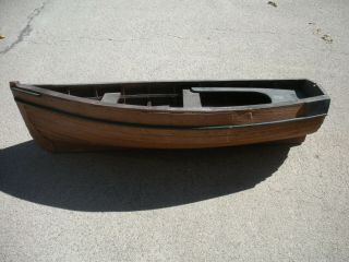 Vintage Handmade Wooden Model Boat 28 "
