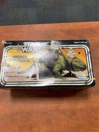 Star Wars Vintage 1977 Patrol Dewback W Box Rare