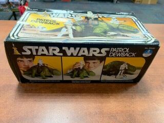 Star Wars Vintage 1977 Patrol Dewback W Box Rare 2
