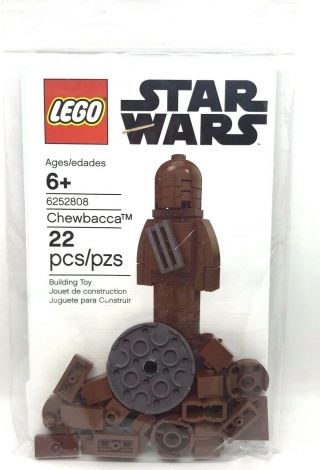 Lego 6252808 2018 Star Wars Figure Chewbacca Rare Legoland Exclusive
