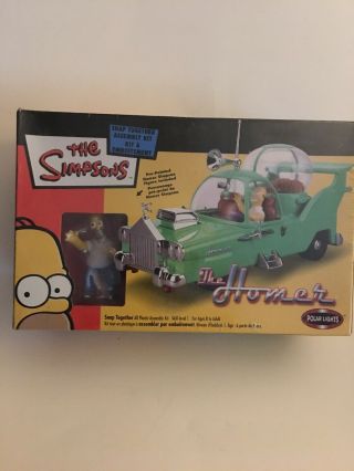Simpsons The Homer Model Car Kit Polar Lights Kit Shrinkwrapped Box
