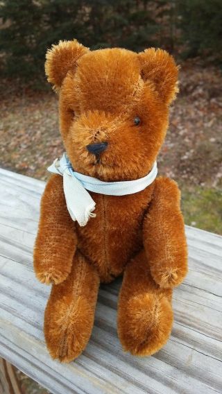 Vintage Mohair Bear.  Made In East Germany