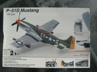 Vintage Testors (ex - Hawk) 1/48 P - 51d Mustang " Old Crow ",  " The Millie P " 590
