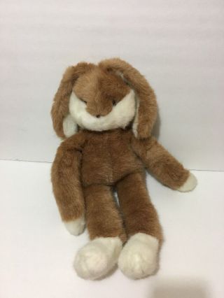 1986 Gund Bunny Rabbit Plush Floppy Long Legs Easter Toy 26 " Brown White
