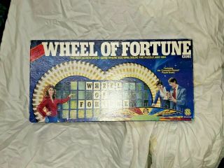 Vintage Wheel Of Fortune Board Game Complete 1985 Pressman Vanna White