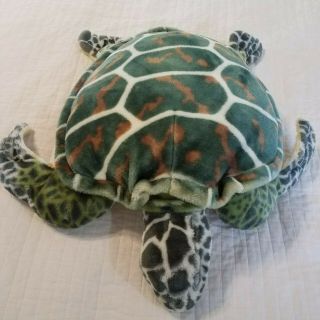 Melissa & Doug Plush Sea Turtle Stuffed Animal - Life Like Details Soft Cuddly
