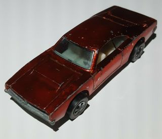 Hot Wheels Custom Dodge Charger In Red 1969 Redline