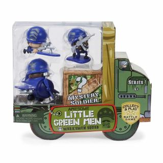Little Green Men Starter 4 - Pack Marksmen Squad Series 1 Soldier Figures Mga