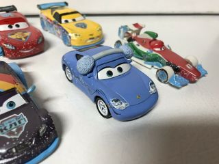 Disney Pixar Cars 1:55 Ice Racers DieCast FRANCESCO,  Sally,  VITALY PETROV,  MAX 6 2