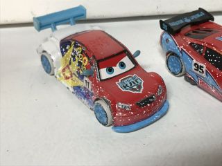 Disney Pixar Cars 1:55 Ice Racers DieCast FRANCESCO,  Sally,  VITALY PETROV,  MAX 6 3
