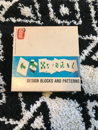 Vintage Ideal School Supply Company Design Blocks,  Patterns No.  6041 Challenge