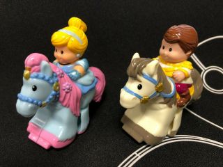 Fisher Price Little People Cinderella Prince Charming Klip Klop Horse - Lqqk