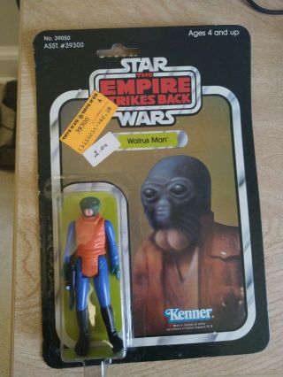 Vintage Kenner 1980 Star Wars Esb 31 - Back Walrus Man Moc