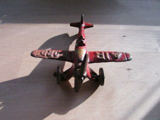 Old Hubley Air Ford Cast Iron Toy Airplane