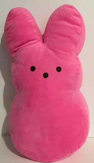 Just Born Peeps Plush Bunny Rabbit Stuffed Animal Toy Easter Doll Large Pink 18”
