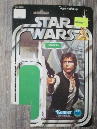 Han Solo 12 Back Vintage Cardback Full Card Star Wars