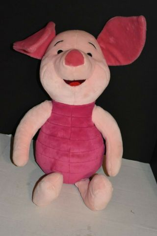Jumbo Disney Piglet Winnie The Pooh & Friends Plush 24 " Mattel Stuffed Giant