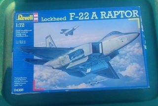 Revell Lockheed F - 22 A Raptor 1:72nd Scale Model Kit