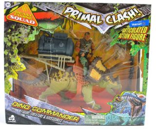 Primal Clash Dino Commander Figure & Beast 2018 Lanard Misb