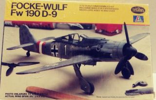 Italeri Focke Wulf Fw 190 D P 1 72 Scale Model Complete