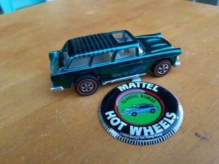Hot Wheels Red Line 1969 Classic Nomad Teal White Interior With Badge 2