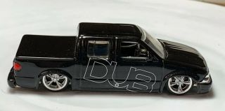 Jada Dub City 2000 Chevy S - 10 Black 1/64 Real Riders Diecast Chevrolet Pick Up