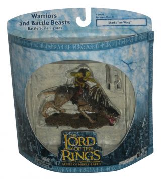 Lord Of The Rings Warriors And Battle Beasts Sharku On Warg Toy Figure
