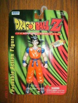 Dragonball Z Goku Poseable Action Figure Irwin Dbz