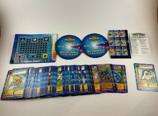Vintage 1999 Digimon Card Game Digi - Battle 2 Player Starter Set Pack Holographs