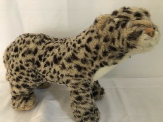 Large American Wego Spotted Leopard Cheetah Plush Stuffed Animal Toy 19 " Long