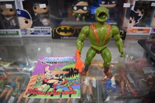 Kobra Khan Vintage He - Man Motu Complete W/ Weapon & Comic Tight Joints 1984