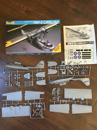 Revell Consolidated Pby - 5 Catalina 1:72 Model Kit Airplane Plane 4522 Open