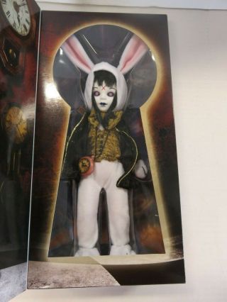 Living Dead Dolls In Wonderland Eggzorcist As The White Rabbit