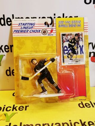 1994 Starting Lineup Mario Lemieux Penguins Nhl Hockey Kenner Action Figure
