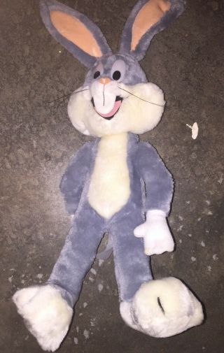 Bugs Bunny Plush Large 1993 Warner Brothers Stuffed Animal Rabbit Vtg
