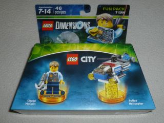 City Chase Mccain Mini Figure Fun Pack 71266 Lego Dimensions Minifig Nib Set
