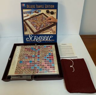 Deluxe Travel Scrabble,  Milton Bradley,  1990