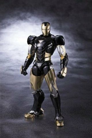 Bandai S.  H.  Figuarts Iron Man Mark 6 Black Ver Sh Marvel Action Figure Japan